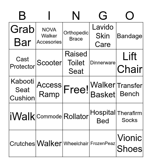 Quarry Hill BINGO Card