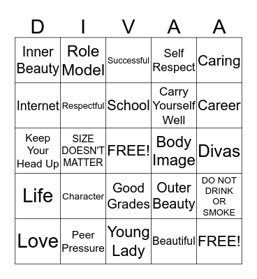 A Classy Way To Play Bingo  Bingo Card