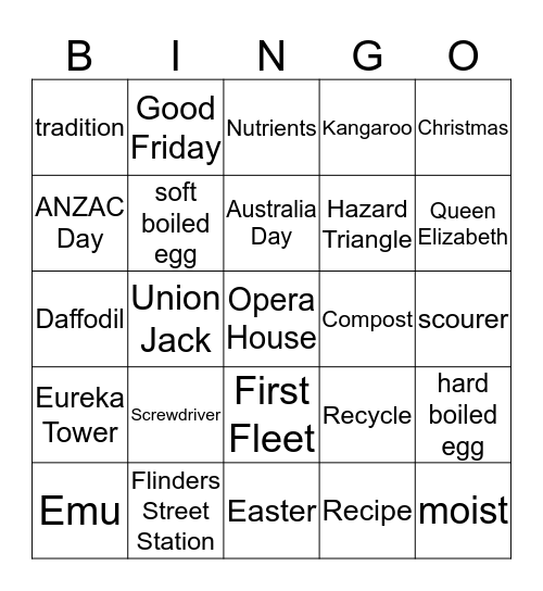 BINGO! Bingo Card