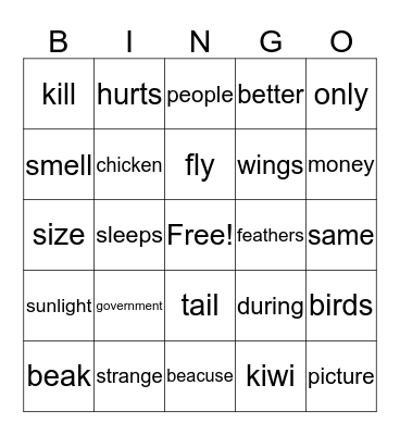 Bingo#2 Bingo Card
