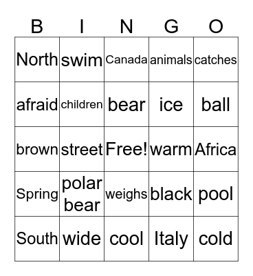 Bingo#6 Bingo Card