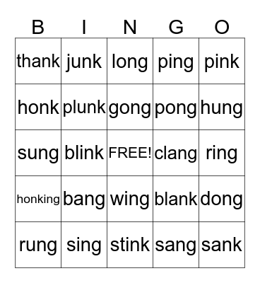 Welded Sounds BINGO Card