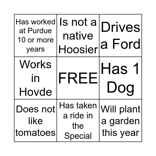 EMAR BINGO! Bingo Card