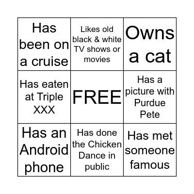 EM BINGO! Bingo Card