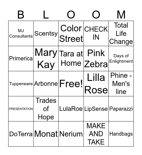 MONONA TERRACE Bingo Card