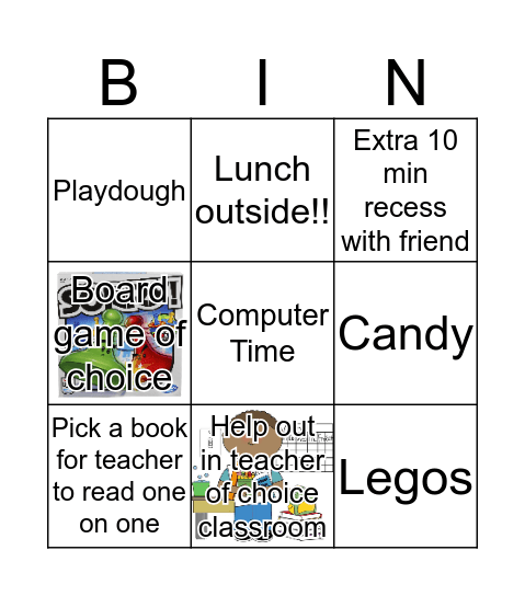 What I am working for Bingo Card