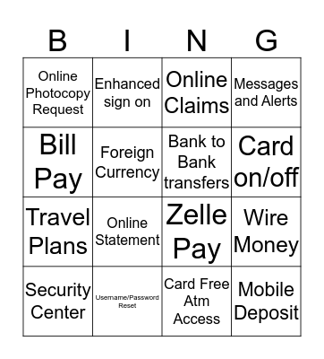 Digital Bingo Card