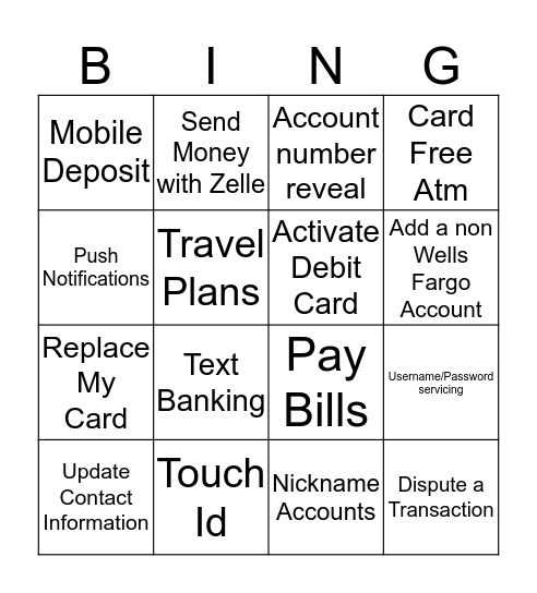 Mobile Dimi Bingo Card