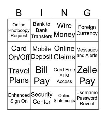 Online Bingo Card