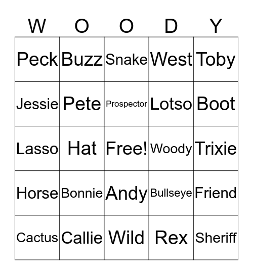 Hey Howdy Hey!!! Bingo Card