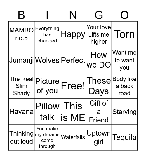 LITTLE MONSTERS 3 Bingo Card