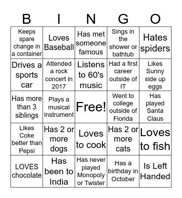 Optimization/Powerchart Team Bingo Card