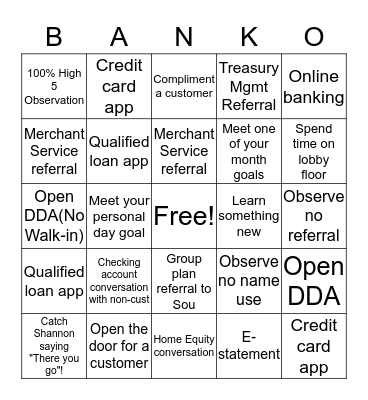 TEAM: MATT-OSH Bingo Card