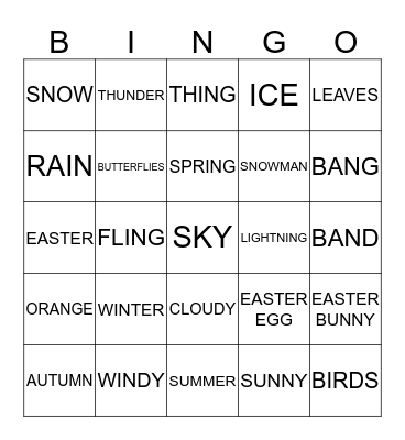 SAAD'S BINGO Card