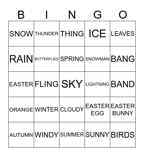 SAAD'S BINGO Card