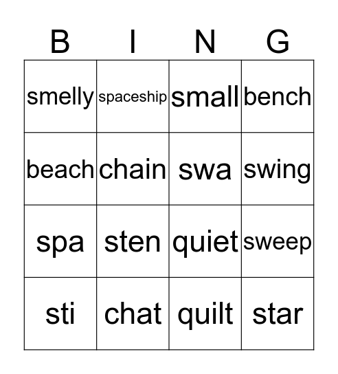 Review! Bingo Card
