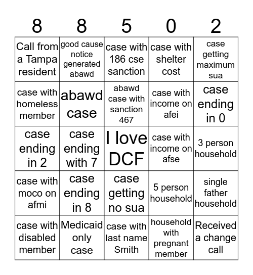 CCC Bingo Card