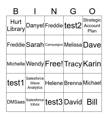 test sales ops summit Bingo Card