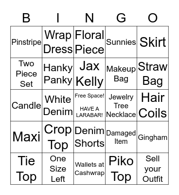 Piggie Bingo! Bingo Card