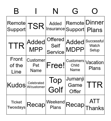 JUGGERNAUT BINGO Card