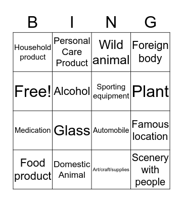 OPC Cell Phone Bingo Card