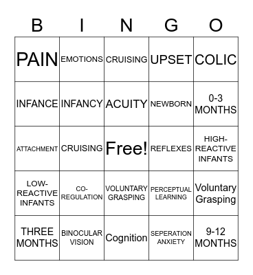 BABY-BINGO Card