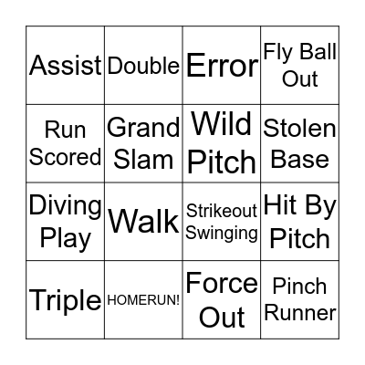 STRIKEOUT CANCER Bingo Card