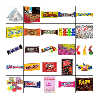 Sweet Life Bingo Card