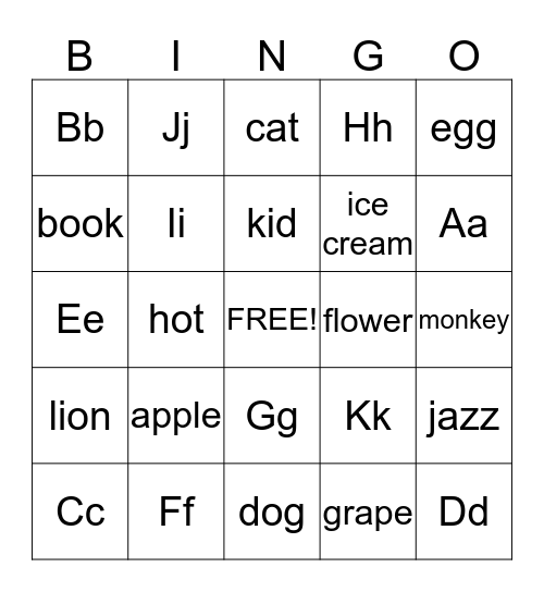 Tourism Bingo :) Bingo Card