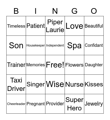 I'll Always Love My MaMa-Mother's Day Bingo Card