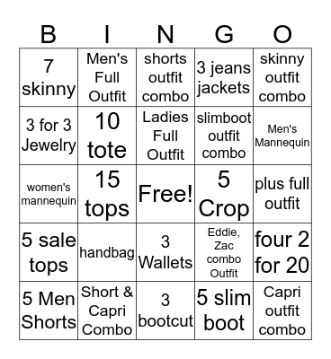 May Bingo Card