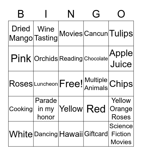 AP Team Building Exercise  4-6-18 Bingo Card