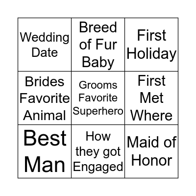 Engagement Bingo Card