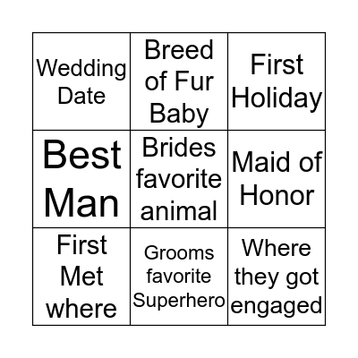 Engagement Bingo Card