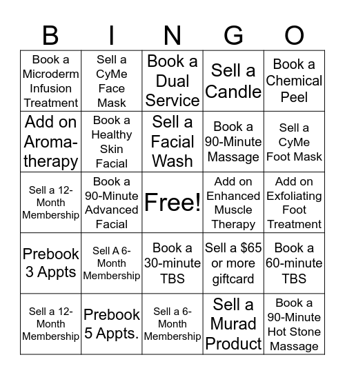 Bingo April 8th-15th Bingo Card