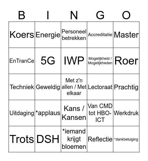 Zeepkistsessie 12-04-2018 Bingo Card