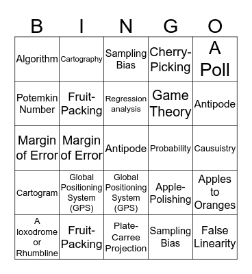 CRYPTO Bingo Card