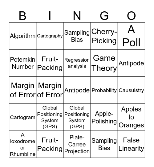 CRYPTO Bingo Card