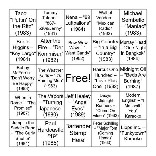 one-hit-wonders-of-the-80-s-bingo-card