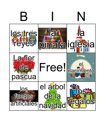 La navidad! Bingo Card