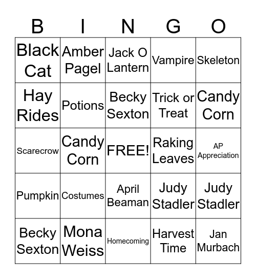 AP Bingo 2013 Bingo Card