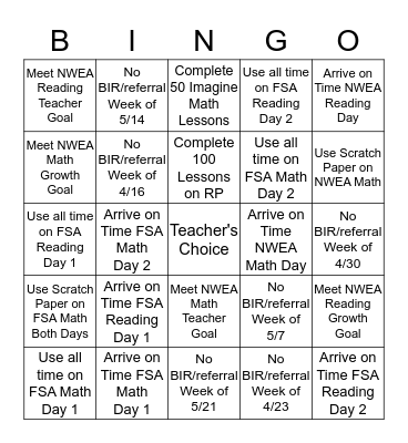 _____________________'s Card Bingo Card