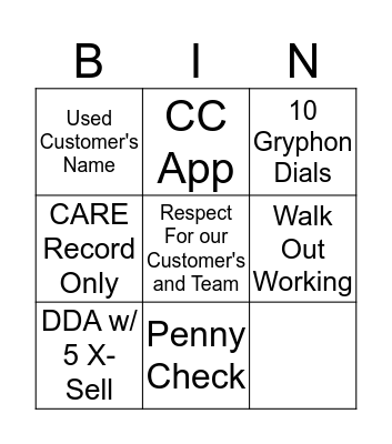 SANTANDER BINGO Card