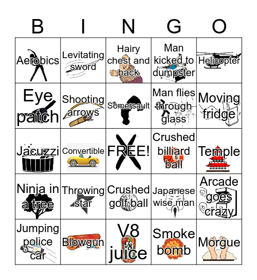 Ninja III - The Domination Bingo Card