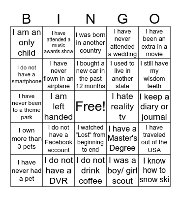 Shapiro, Fishman & Gaché, LLP Bingo Card