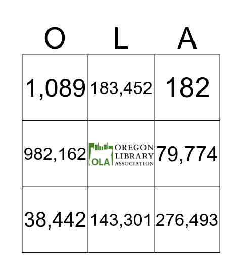 OLA Finance Bingo Card