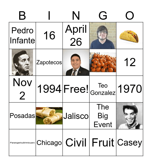 AMAS 2017-2018 Bingo Card