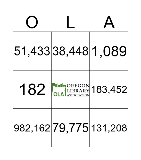 OLA Finance Bingo Card