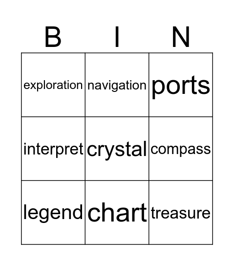 GR4 Unit6 Part1 REACH Bingo Card