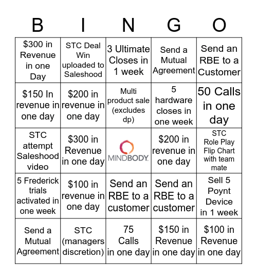 Bingo Through Curiosity Bingo Card